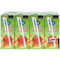 Great Value Apple Juice from concentrate, 8x200mL