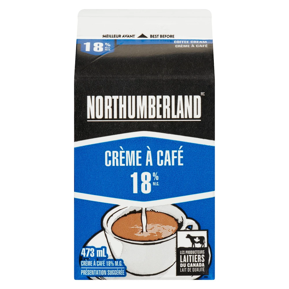 Northumberland 18% Coffee Cream, 473 mL