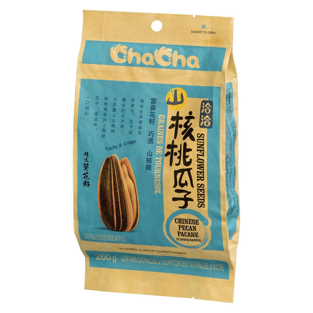 ChaCha Chinese Pecan Flavoured Roasted Sunflower Seeds, 260g