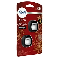 Assainisseur d’air sous forme de pince pour bouche d’air Febreze AUTO, parfum Old Spice Swagger 4.4ML, paquet de 2