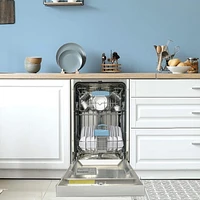 Danby DDW18D1EW Lave-vaisselle encastré de 18 po de largeur en Blanc