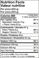 Dr. Oetker Ristorante Pizza au chou frisé et bacon (355g) 355g