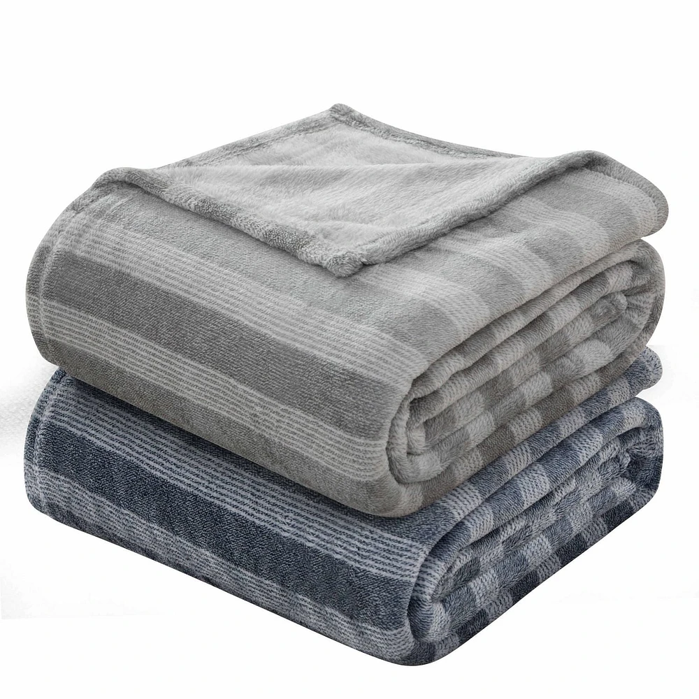 Couverture en peluche cationique Mainstays Taille : 1 place - Très grand