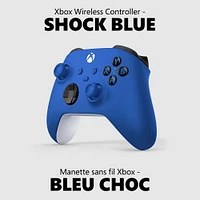 Xbox Wireless Controller – Shock Blue for Xbox Series X|S, Xbox One, and Windows Devices