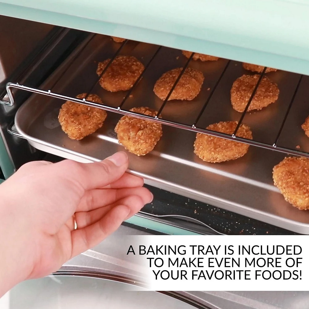Nostalgia RTOV2AQ Retro 12-Slice Convection Toaster Oven