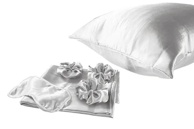 6 Pieces Satin Pillow Cases Eyemask