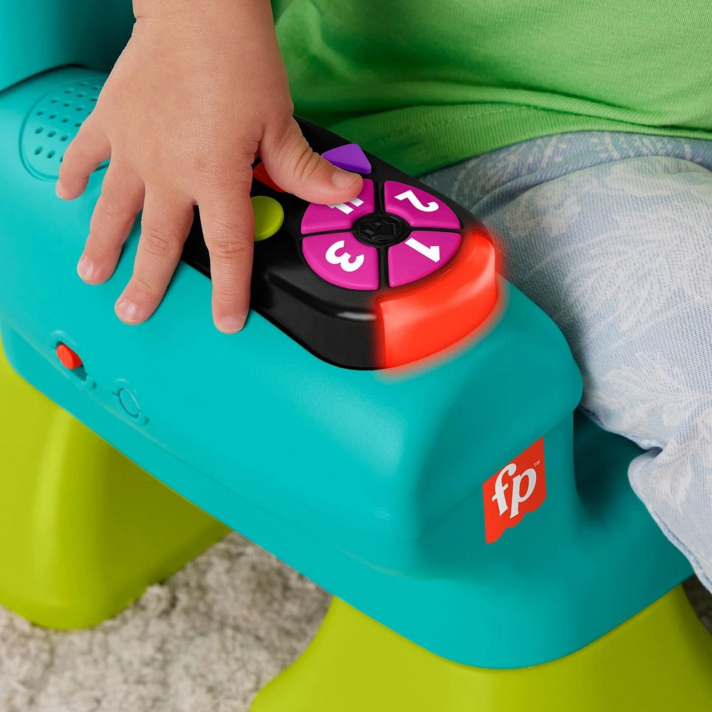 Fisher-Price – Rires et Éveil – Chaise Éveil Progressif, sarcelle Âges 1+