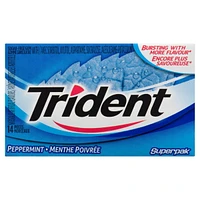 Trident Peppermint Sugar Free Gum, 14 Pieces