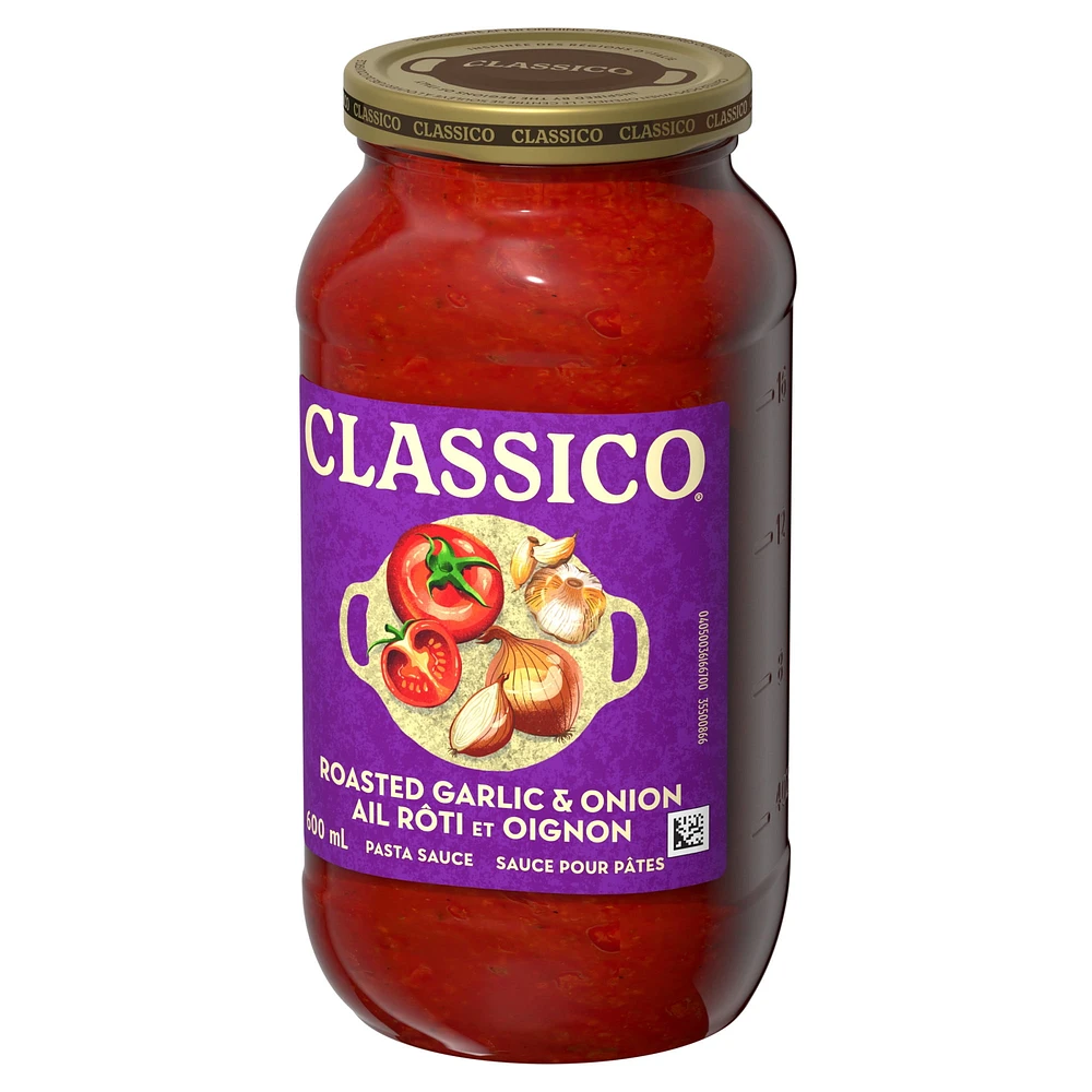 Sauce Pour Pâtes Ail Rôti Et Oignon Classico Tomate et Oignon 600ML