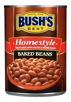 BUSH'S® Homestyle Tangy Sauce with Bacon And Brown Sugar Baked Beans, 398 mL