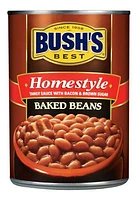 BUSH'S® Homestyle Tangy Sauce with Bacon And Brown Sugar Baked Beans, 398 mL