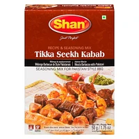 Shan Tikka Seekh Kabab BBQ Mix 50g, 50g