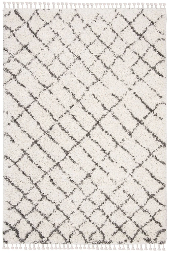 Safavieh Moroccan Fringe Dorian Tapis Géométrique Shag
