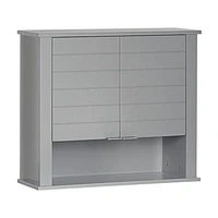 RiverRidge® Home Madison Collection 22.88-inch W x 19.88-inch H x 7.88-inch D 2-Door Wall Cabinet in Gray