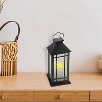 Lanterne De Volet En Verre Givré Solaire Led Noir