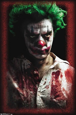 Psycho Clown Wall Poster, 22.375" x 34"