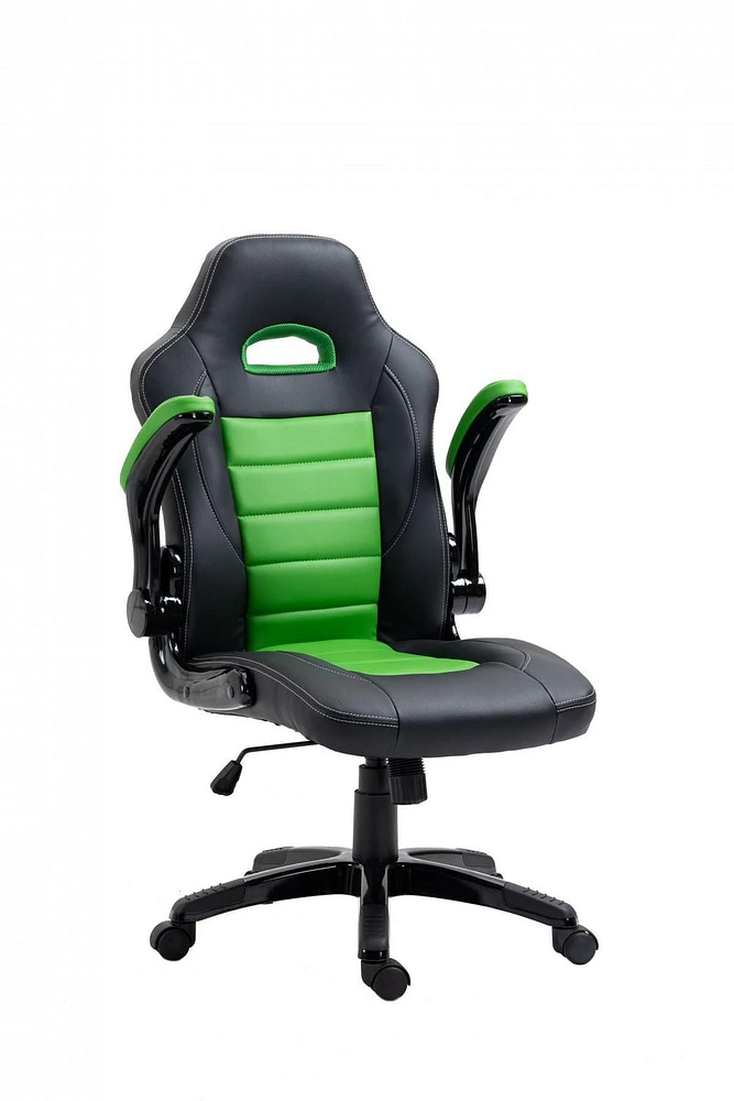 Aria Gaming Chair, Black/Green