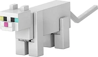 Minecraft Créer-Un-Bloc Chat Blanc Figurine