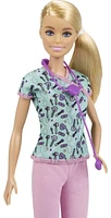 Poupée ​Barbie Infirmière, Blonde Âges 3+