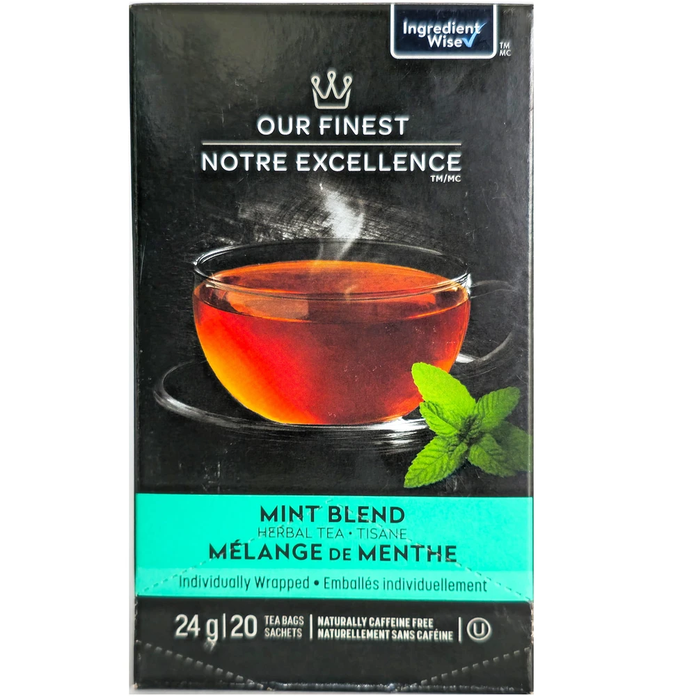 Our Finest Mint Blend Herbal Tea, 24 g, 20 tea bags
