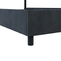 Novogratz Brittany Upholstered Bed with Storage Drawers