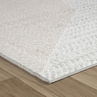 Rug Branch Cadence Abstract Indoor Area Rug, Beige Cream, Modern - Living Room, Bedroom, Dining Room, and Kitchen<br>