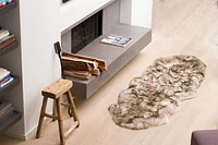 NEW ZEALAND SHEEPSKIN DOUBLE RUG/RUNNER 2' X 6'