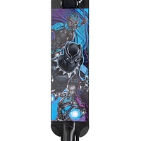 La trottinette Marvel Black Panther à 2 roues alignées en Aluminium pour Garçons, par Huffy, noir Idéal pour les 5 ans et plus