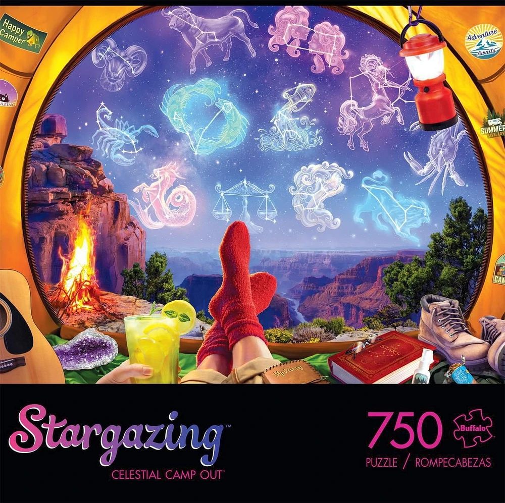 Buffalo Games - Le puzzle Star Gazing - Celestial Camp Out - en 750 pièces