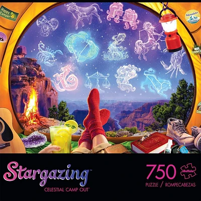 Buffalo Games - Star Gazing - Celestial Camp Out - 750 Piece Jigsaw Puzzle