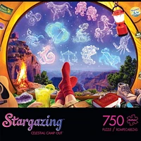 Buffalo Games - Le puzzle Star Gazing - Celestial Camp Out - en 750 pièces