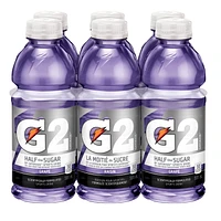 Gatorade G2 Grape Sports Drink, 591 mL Bottles, 6 Pack, 6x591mL