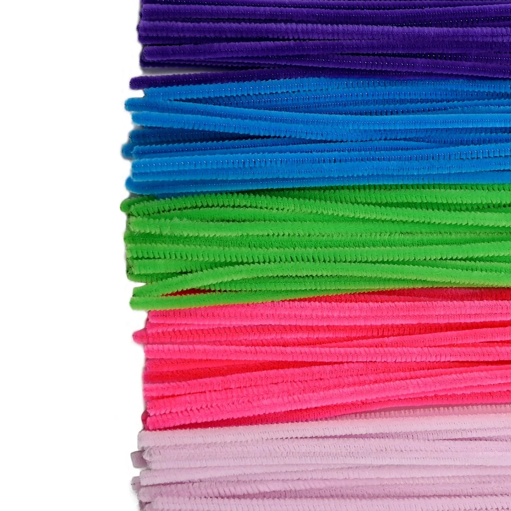 Hello Hobby Pastel Fuzzy Sticks, Bendable, flexible & fuzzy