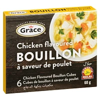 Grace Chicken Bouillon Cubes, 12 pack, 10g Boxes, Grace Chicken Bouillon Cubes, 12 pack, 10g Boxes