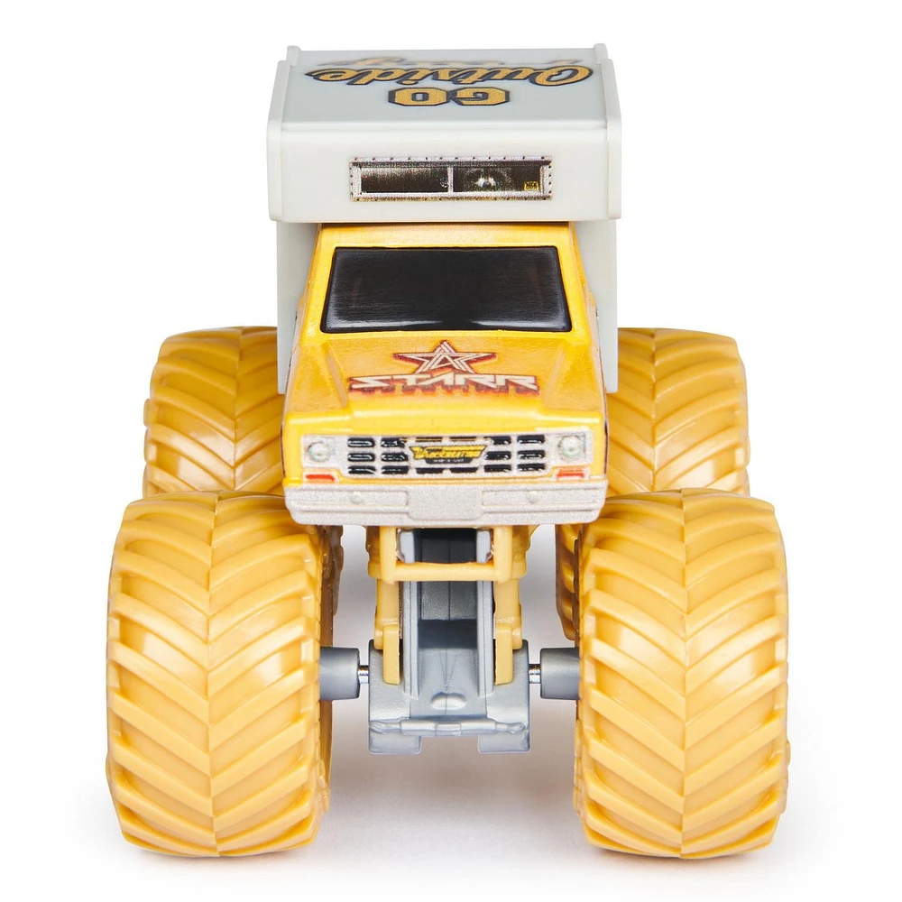Monster Jam, Monster trucks en métal moulé Wreckcreation Vs. Forest Rescue officiels, échelle 1:64, jouets pour garçons à partir de 3 ans