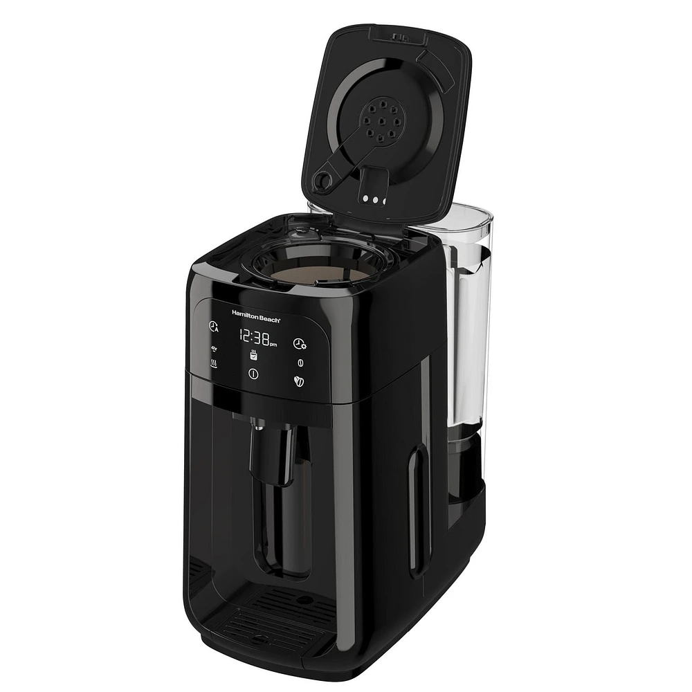 Hamilton Beach One Press Dispensing Coffee Maker 47600, 12 Cup Capacity