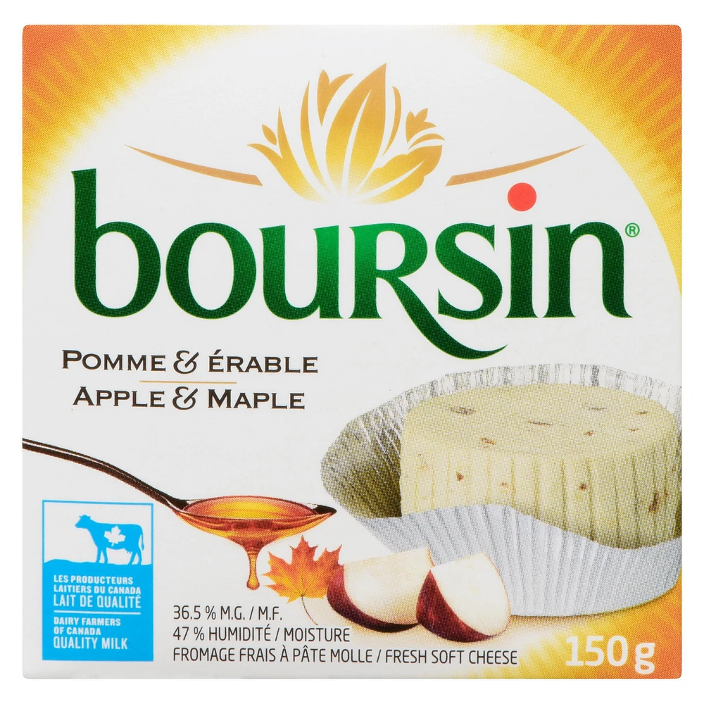 Boursin Apple & Maple Cheese, 150g