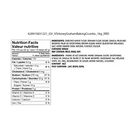 Chapelure graham au miel Great Value 1 kg