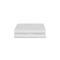 Feuilles de performance Serta Coolmax, ensemble de 4 pièces imprimées 300 TC en Queen and King
