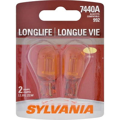 SYLVANIA 7440A LongLife Mini Bulbs, Pack of 2