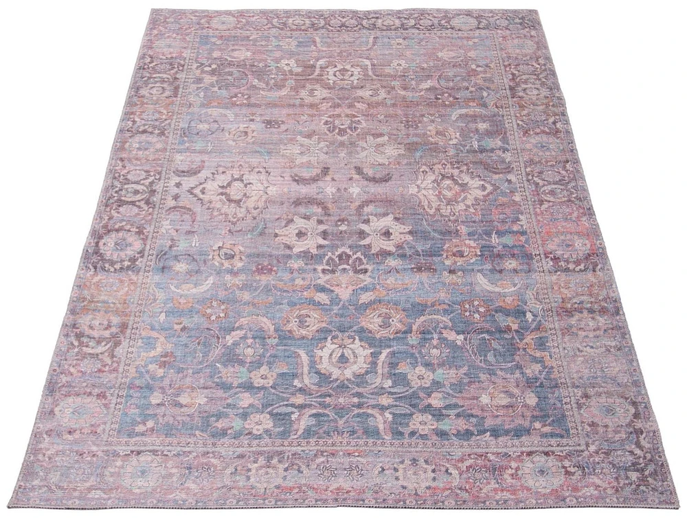 ECARPET Oriental Indoor Area Rug Flatweave Carpet for Living Room, Bedroom, Eco Friendly, Machine Washable