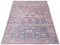 ECARPET Oriental Indoor Area Rug Flatweave Carpet for Living Room, Bedroom, Eco Friendly, Machine Washable