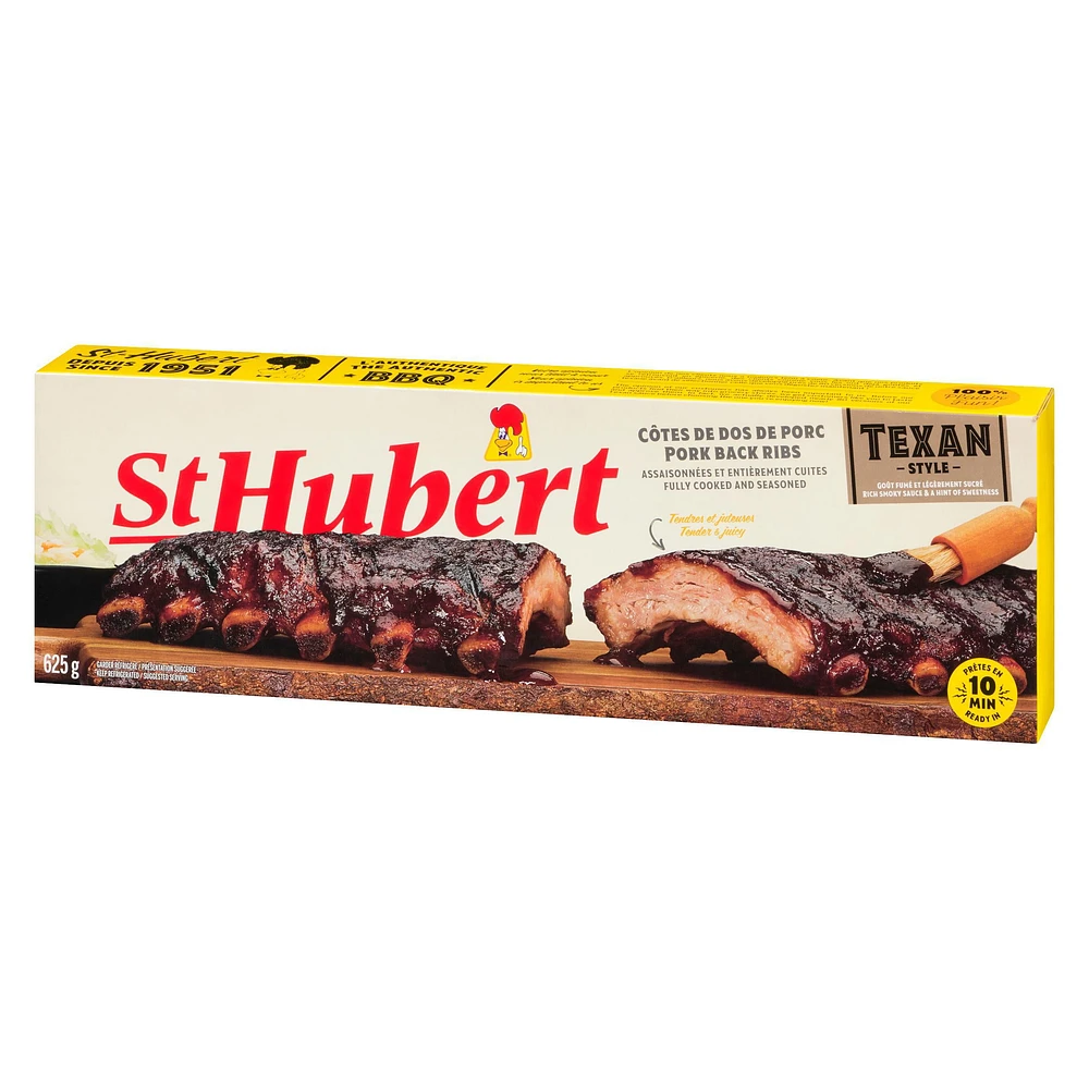 Côtes de dos de porc style Texan St. Hubert 625g