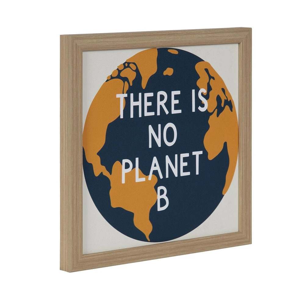 Tableau magnétique encadré "There is No Planet B" Hometrends