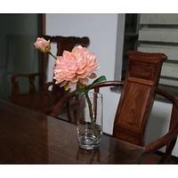 Tige de dahlia artificielle Lerman Decor Tige de dahlia rose unique