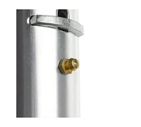 Blue Dog Marine Cric de remorque de bateau avec roue, cric de remorque pivotant robuste de 1 500 lb – élévateur de 10", cric de langue de remorque ou camping-car de levage, remorque, yacht
