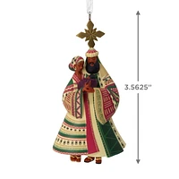 Hallmark Christmas Ornament (Mahogany Nativity)