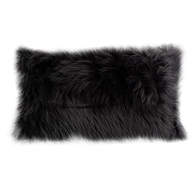Gouchee Home Edinburgh Faux Fur Cushion 12" x 20" Set of 2