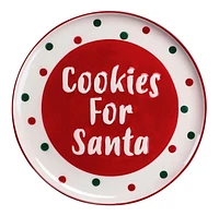 Holiday Time Service pour les gâteau et le lait du Père Noël