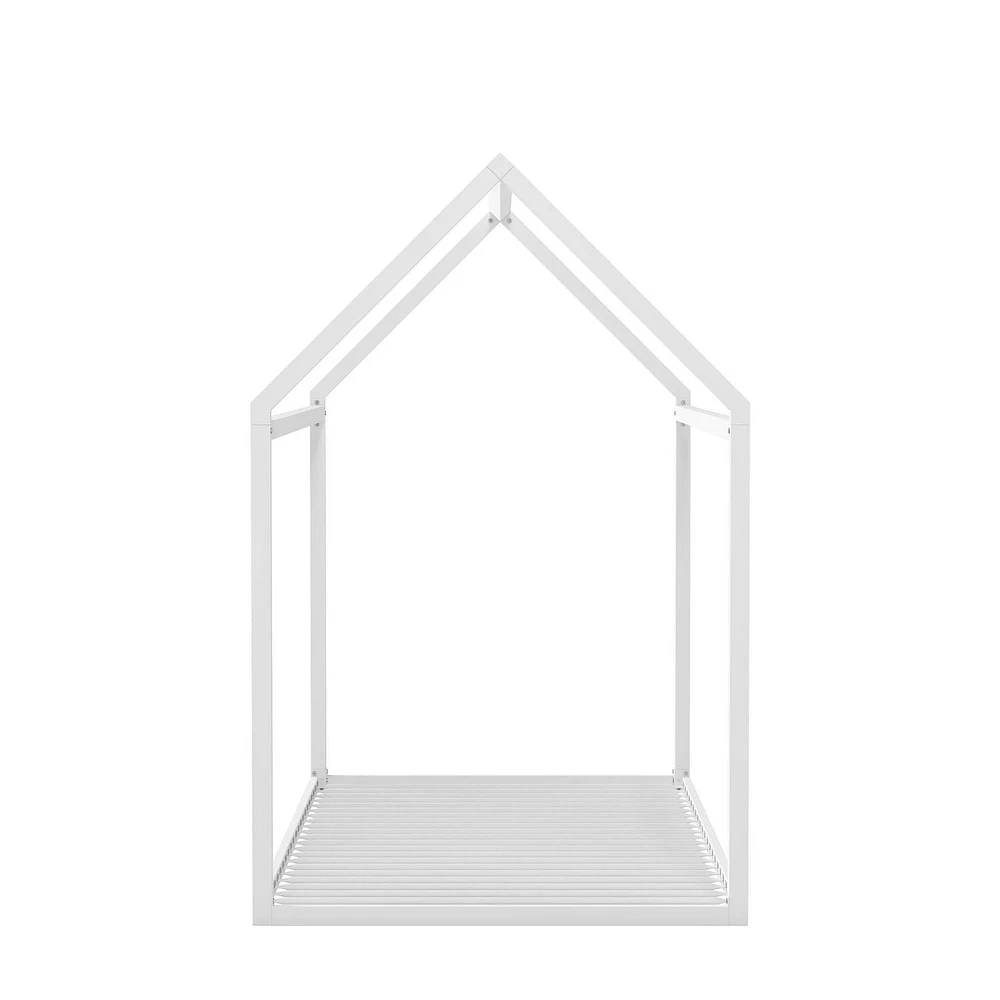 Lit-maison en métal Skyler de Max & Finn, pour deux personnes